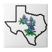 Texas Bluebonnets Tegeltje (Voorkant)