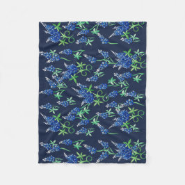 Texas Bluebonnets Texaan Fleece Deken