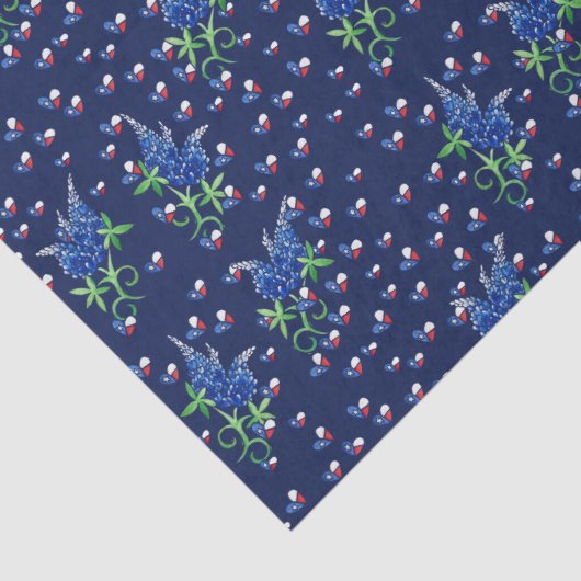 Texas Bluebonnets Texan Lone star state Tissuepapier (Detail)