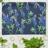 Texas Bluebonnets Theedoek (Gevouwen)