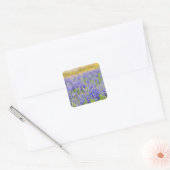 Texas Bluebonnets Vierkante Sticker (Envelop)