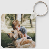 Texas Boerderij Road Chicken Sleutelhanger (Achterkant)