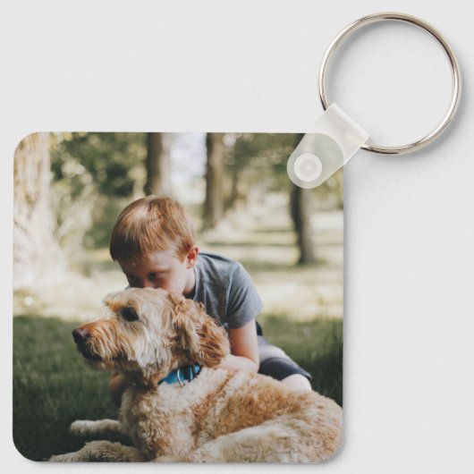 Texas Boerderij Road Chicken Sleutelhanger (Achterkant)