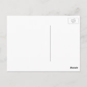 Texas Boho Koe schedel met bloemen chic Trendy Briefkaart (Achterkant)