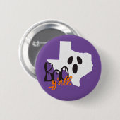 Texas Boo Y'all Halloween Ronde Button 5,7 Cm (Voorkant /achterkant)