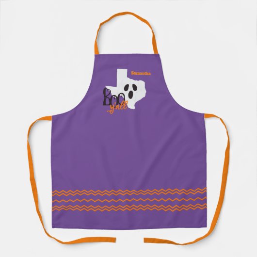 Texas Boo Y'all Halloween Schort (Voorkant)