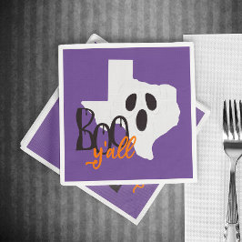 Texas Boo Y'all Halloween Servet