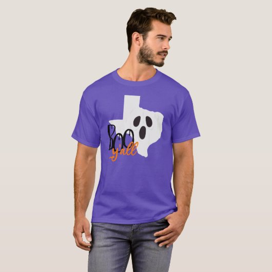Texas Boo Y'all Halloween T-shirt (Voorkant volledig)