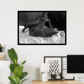 Texas Boot Poster (Thuiskantoor)