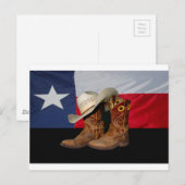 Texas Boots en Pet.jpg Briefkaart (Voorkant / Achterkant)