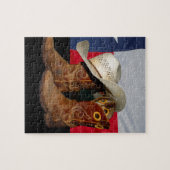 Texas Boots en Pet.jpg Legpuzzel (Horizontaal)
