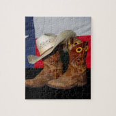 Texas Boots en Pet.jpg Legpuzzel (Verticaal)