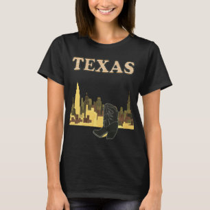 Texas Boots Skyline Gold Reis T-Shirt