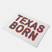 Texas Born Bluebonnet Deurmat (Schuin)