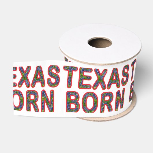 Texas Born Bluebonnet Grosgrain Lint (Spoel)