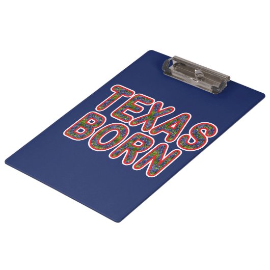 Texas Born Bluebonnet Klembord (Gekanteld)