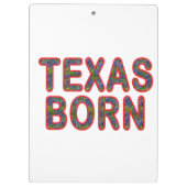 Texas Born Bluebonnet Klembord (Achterkant)