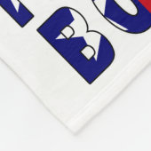 Texas Born Flag Fleece Deken (Hoek)