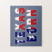 Texas Born Flag Legpuzzel (Verticaal)