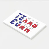Texas Born Flag Post-it® Notes (Schuin)