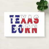 Texas Born Flag Post-it® Notes (Kantoor)