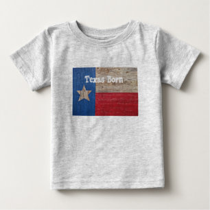 Texas Born Texas Proud Baby T-shirt
