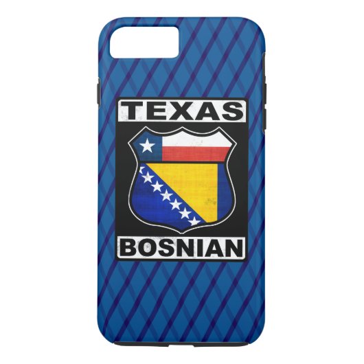 Texas Bosnian American Case-Mate iPhone Case (Achterkant)