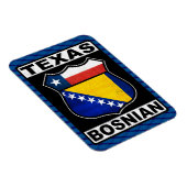 Texas Bosnian American Sign Magnet Magneet (Rechterzijde)