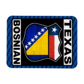 Texas Bosnian American Sign Magnet Magneet (Horizontaal)