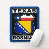 Texas Bosnian American Sign Mousemat Muismat (Met muis)