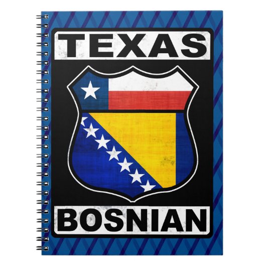 Texas Bosnian American Sign Notitieboek (Voorkant)