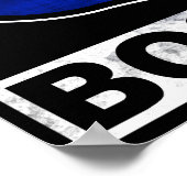 Texas Bosnian American Sign Poster (Hoek)