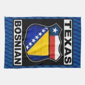 Texas Bosnian American Sign Towel Theedoek (Horizontaal)