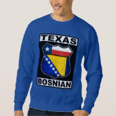 Texas Bosnian American Trui (Voorkant)