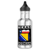 Texas Bosnian American Water Bottle Waterfles (Rechts)