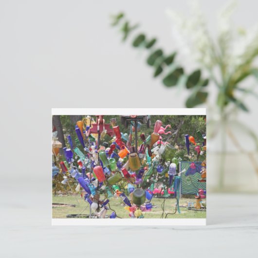 Texas Bottle Tree Briefkaart (Staand voorkant)