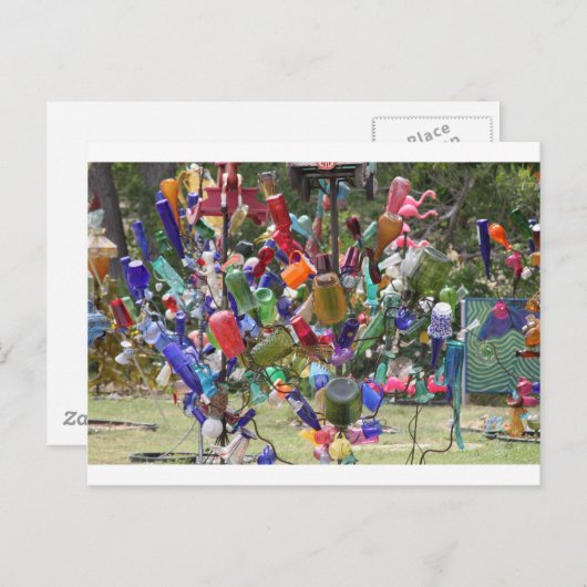 Texas Bottle Tree Briefkaart (Voorkant / Achterkant)