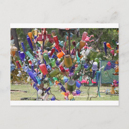 Texas Bottle Tree Briefkaart (Voorkant)