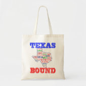 TEXAS BOUND, naar Texas Tote Bag (Voorkant)