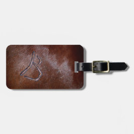 Texas Branded Monogram B Travel Bagagelabels