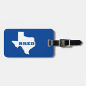 Texas Bred Bagagelabel (Voorkant horizontaal)