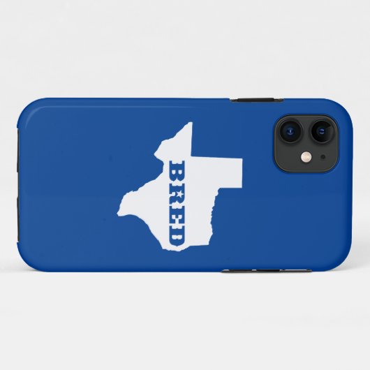 Texas Bred Case-Mate iPhone Case (Achterkant (horizontaal))