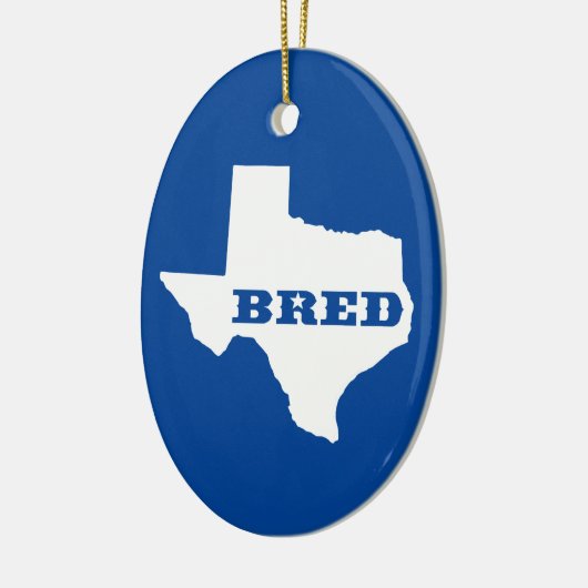 Texas Bred Keramisch Ornament (Links)