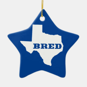 Texas Bred Keramisch Ornament