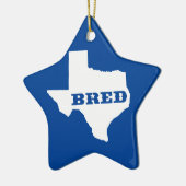 Texas Bred Keramisch Ornament (Links)