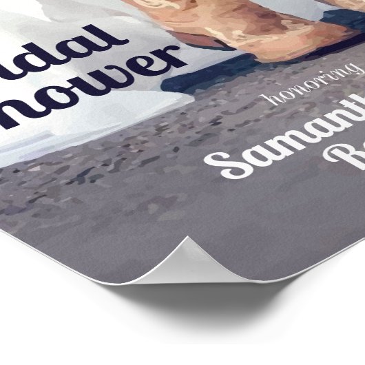 Texas Bride in Boots Bridal Shower Poster (Hoek)