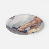 Texas Bride in het Vrijgezellenfeest Boots Papieren Bordje (Gekanteld)