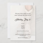 Texas Bride in het Vrijgezellenfeest Rhinestone Bo Kaart (Achterkant)