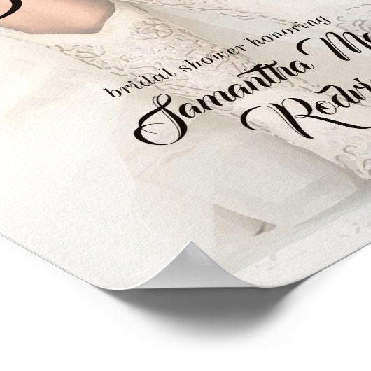 Texas Bride in het Vrijgezellenfeest Rhinestone Bo Poster (Hoek)