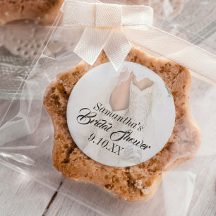 Texas Bride in het Vrijgezellenfeest Rhinestone Bo Ronde Sticker